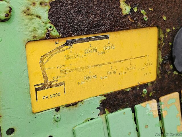 Платформа за зареждане MERCEDES-BENZ 1317 6 CYL. CRANE