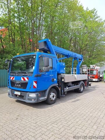 Nákladné vozidlo s pracovnou plošinou Ruthmann T 230 / MAN TGL 8.180 4X2 BB