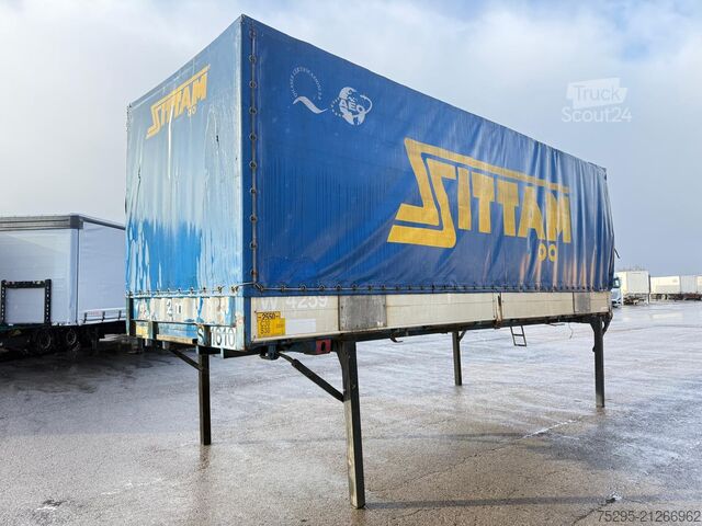 Véhicule utilitaire Krone 7.35 BDF Pritsche Plane Brücke InnenH- 2,50 m