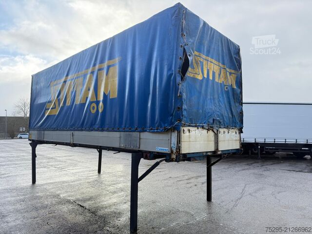 Véhicule utilitaire Krone 7.35 BDF Pritsche Plane Brücke InnenH- 2,50 m