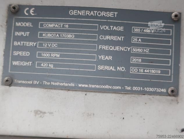 Poluprikolica za izmjenjive sanduke D-Tec VCC-01/FT LS S Mittelausschub 2x Lift Genset