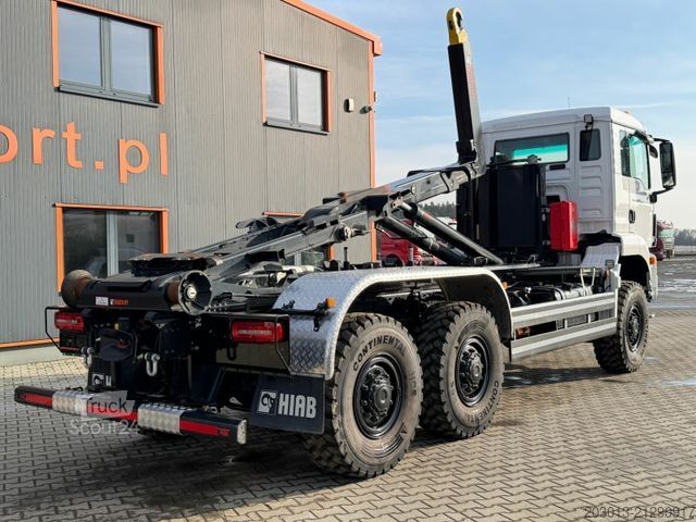 Abrollkipper MAN 26.440 6x6 Abrollkipper Hiab Multilift