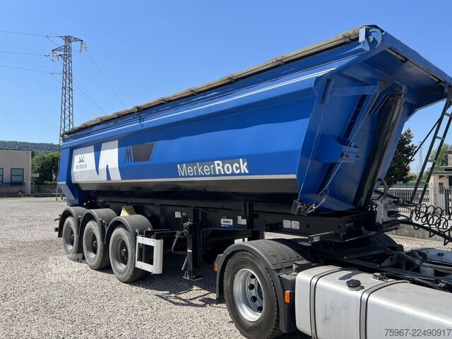 Semi-remorque benne Merker 