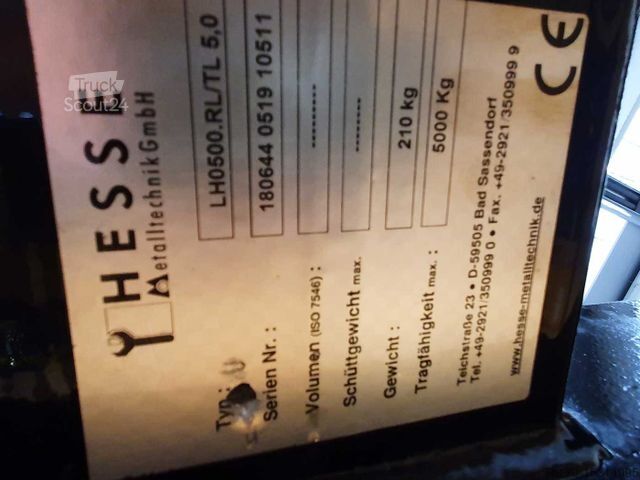Alții HESSE Hesse Lasthaken / 5 Tonnen / LH0500 / DEMO