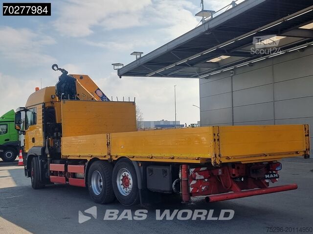 Plataforma de carga MAN TGS 26.480 6X4 HMF 5020 K6 Crane Kran 6x2H4 Hyd...