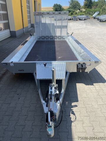 Avtomobilska prikolica Martz Baumaschinentransporter 4m x 1,5m 3,5T