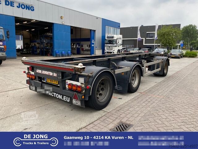 Konteyner taşımacılığı Pacton AXC.330 AXC330 / 20 FT Container Chassis Aanhan...