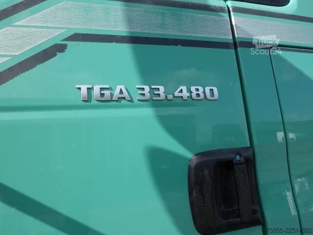 Ağır yük MAN TGA 33.480 6X4 STEEL SPRINGS MANUAL GEARBOX,AIR...