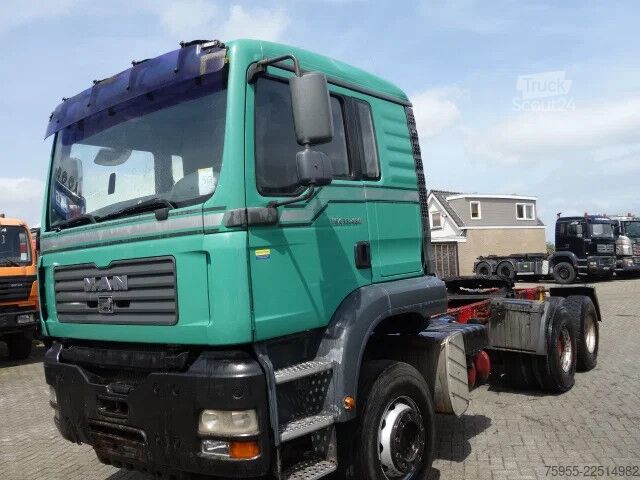 Ağır yük MAN TGA 33.480 6X4 STEEL SPRINGS MANUAL GEARBOX,AIR...