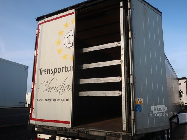 Semi-reboque aberto com lona Schmitz Cargobull SCS 24 Speed Curtain Alcoa Getränke