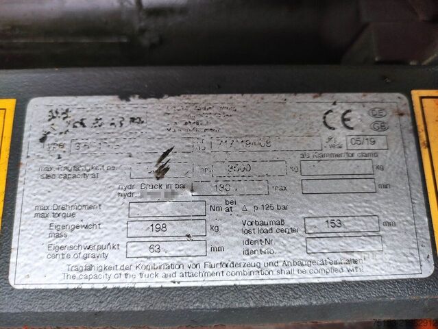 Posizionatori forche Kaup 3.5T466B