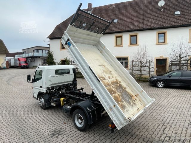 Carrinha basculante trilateral FUSO Mitsubishi Canter 7C15 BB Klima Meiller KipperD3