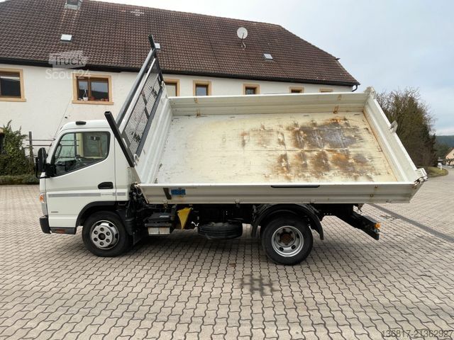 Carrinha basculante trilateral FUSO Mitsubishi Canter 7C15 BB Klima Meiller KipperD3