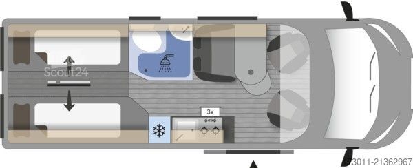 Kemperis CLEVER Runner Active Automat 180PS Hubbett Lithium