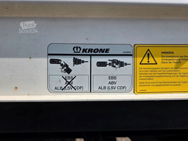 Anhänger mit Pritsche & Plane KRONE AZ | EDSCHA