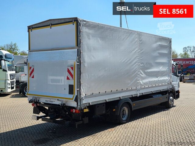 Transporter mit Pritsche & Plane MERCEDES-BENZ Atego 1224 / Euro: 6E | Aluklappen | Ladebordwa