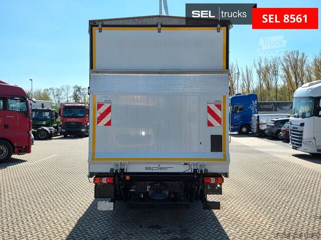 Transporter mit Pritsche & Plane MERCEDES-BENZ Atego 1224 / Euro: 6E | Aluklappen | Ladebordwa