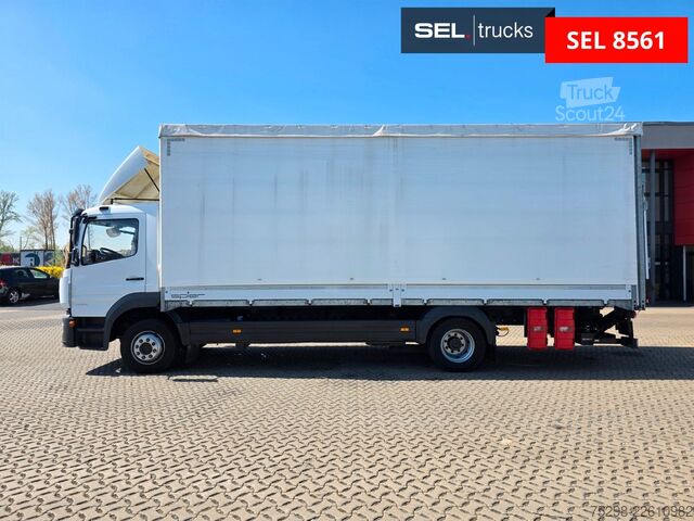 Transporter mit Pritsche & Plane MERCEDES-BENZ Atego 1224 / Euro: 6E | Aluklappen | Ladebordwa