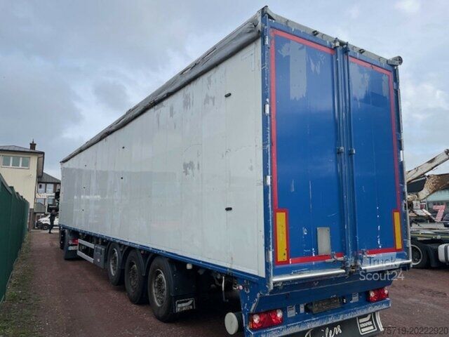 Semirimorchio con pianale mobile Knapen K 100 Schubboden