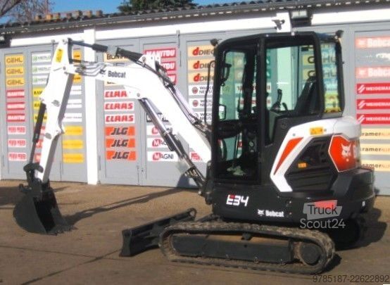 Mini-pelle BOBCAT E34 * NEUWERTIG *