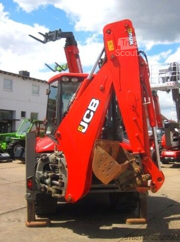 Chargeuse-pelleteuse JCB 3CX * 4 x Löffel + Gabel * AIRCONDITION