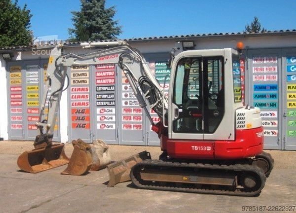 Mini-pelle TAKEUCHI TB 153 FR * 3x Löffel *