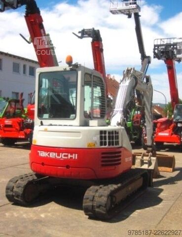 Mini-pelle TAKEUCHI TB 153 FR * 3x Löffel *