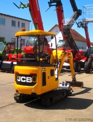 Mini-escavadora JCB 16C-1 T3 ** 2x Löffel **
