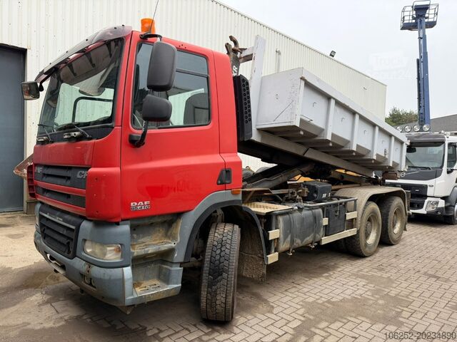 System med krokarm DAF CF 85.410 6x4 HOOKLIFT HIAB MULTILIFT - MANUAL ...