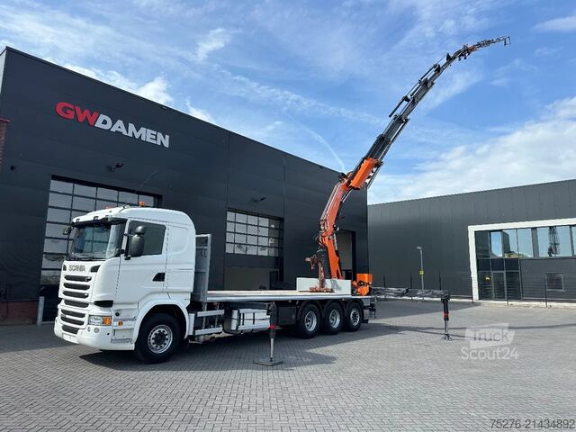 Vrachtwagen met kraan Scania R490 8x4 Tridem Fassi F660 + Fly Jib Euro 6