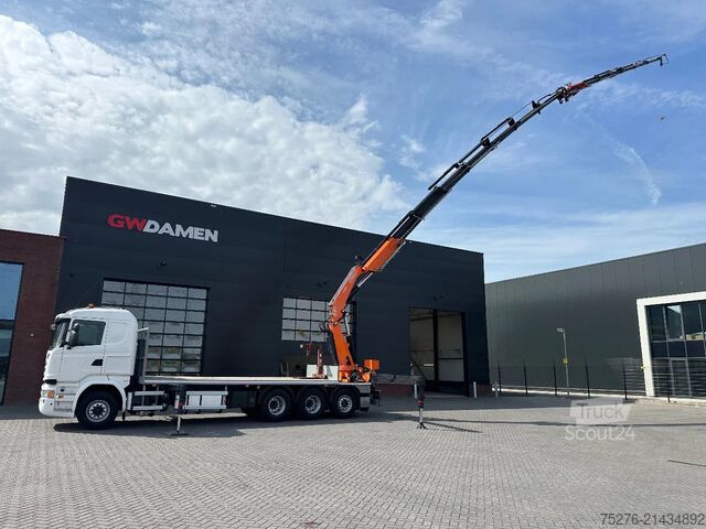 Vrachtwagen met kraan Scania R490 8x4 Tridem Fassi F660 + Fly Jib Euro 6