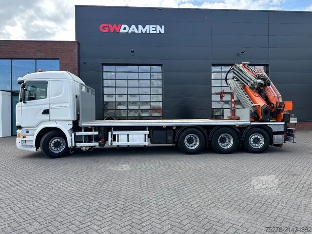 Vrachtwagen met kraan Scania R490 8x4 Tridem Fassi F660 + Fly Jib Euro 6