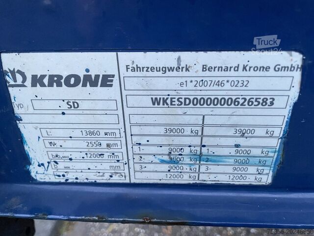Transporte de volumen Krone Mega Mega / Volume / BPW Axles / Drumbrakes