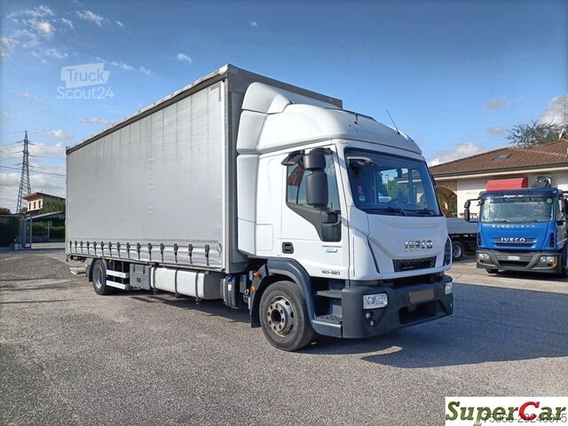 Düz kasalı ve brandalı kamyon Iveco EUROCARGO 160-320