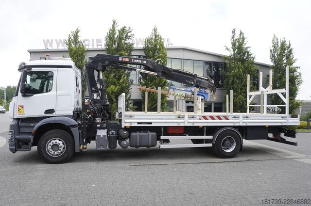 Plataforma con grúa Mercedes-Benz Arocs 1833 4x2 / 60 tho. km! / HIAB