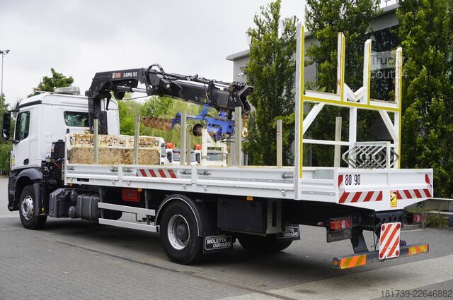 Plataforma con grúa Mercedes-Benz Arocs 1833 4x2 / 60 tho. km! / HIAB