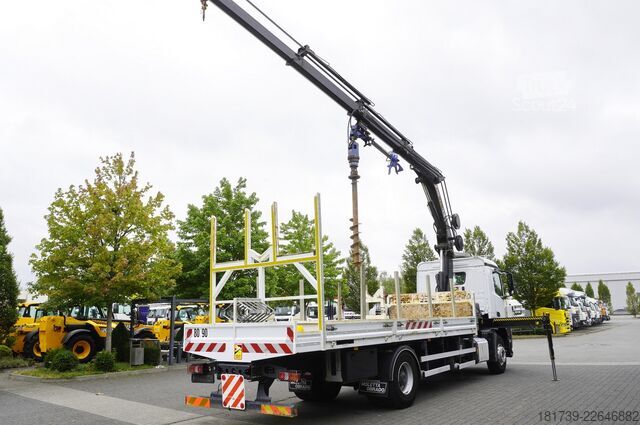 Plataforma con grúa Mercedes-Benz Arocs 1833 4x2 / 60 tho. km! / HIAB