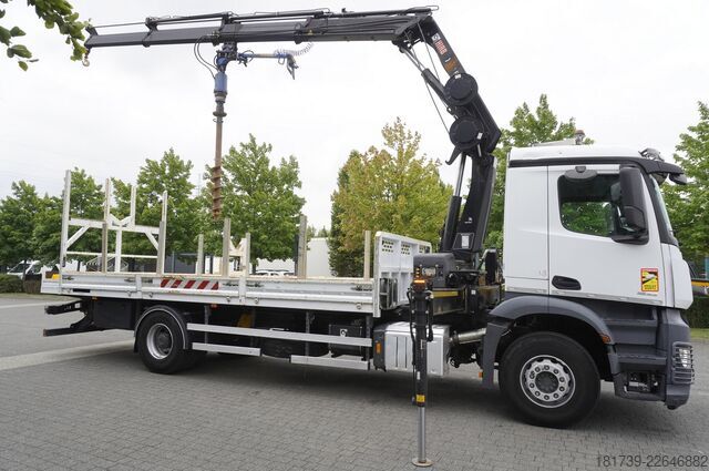 Plataforma con grúa Mercedes-Benz Arocs 1833 4x2 / 60 tho. km! / HIAB