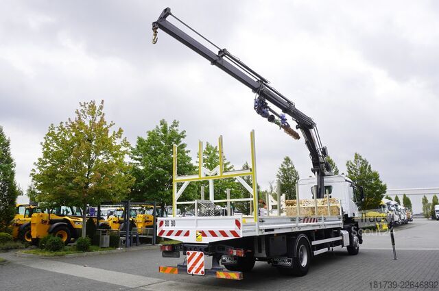Plataforma con grúa Mercedes-Benz Arocs 1833 4x2 / 50 tho. km! / HIAB