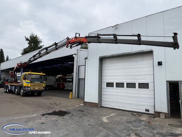 Kraanwagen Scania P124-420 Palfinger PK 66000 + Jib, 8x4 Naafredu...