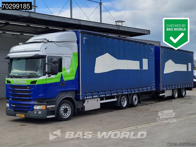 Schiebeplane Scania R410 R 6X2 NL-Truck Standairco Lift+Steering-Ax...