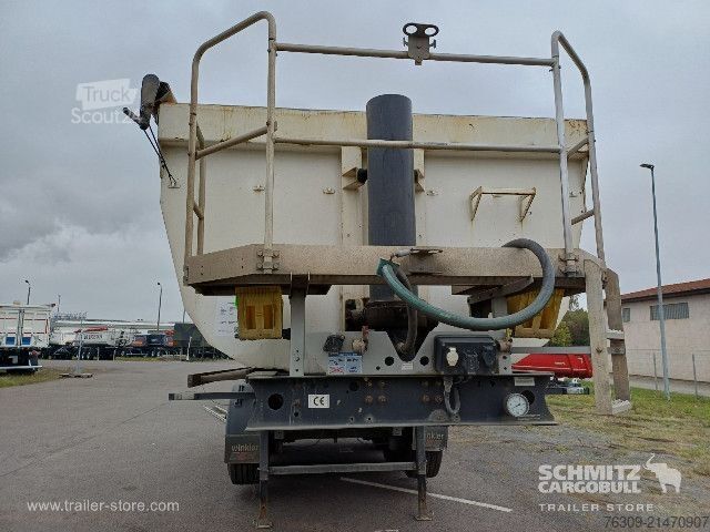 Savivartis puspriekabė Langendorf Kipper Stahlrundmulde 24m³