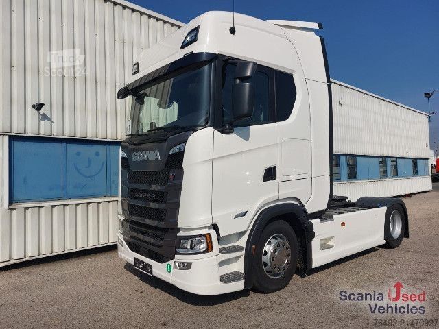 Standardowy ciągnik siodłowy Scania S 500 A4x2LA Highline 4-Balg Luftfederung LEDER