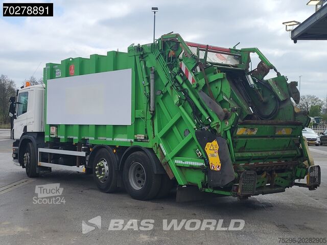 Abfallsammelfahrzeug Scania P280 6X2 NL-Truck 20m3 MOL Pusher 2000 Lift-Len...