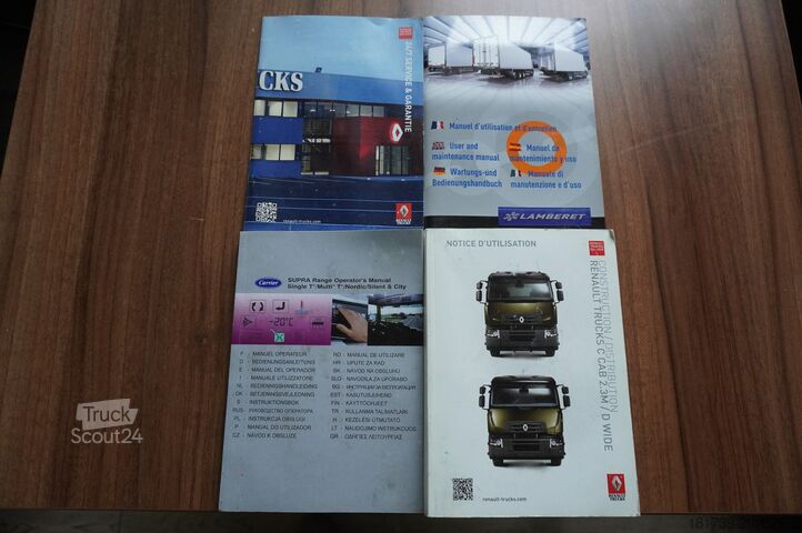 Camion refrigerato Renault D19 WIDE / Lamberet refrigerator Multite