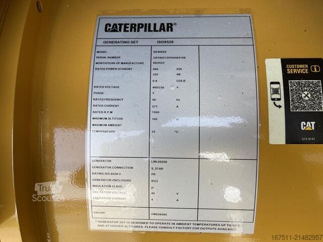 Aggregat CAT DE 400 E 0
