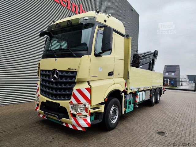 Vrachtwagen met kraan Hiab XS 377 Hipro 7 x Hydr. Hiab Rotated Clamp Merce...