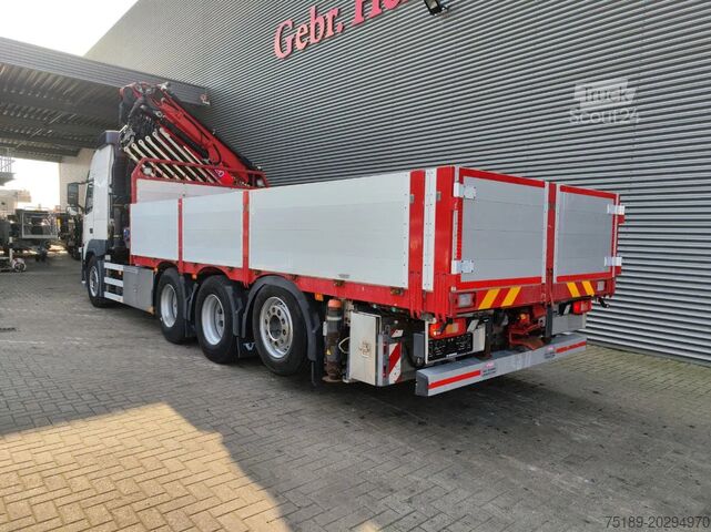 Vrachtwagen met kraan Volvo FM 500 8x4 Tridem Euro 6 HMF 5020 K6 6x Hydr. J...