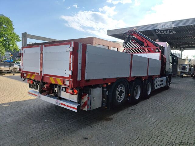 Vrachtwagen met kraan Volvo FM 500 8x4 Tridem Euro 6 HMF 5020 K6 6x Hydr. J...