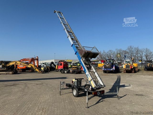 Autotrailer Böcker HD 18, Bauaufzug, 18m, 250kg, Honda-Motor